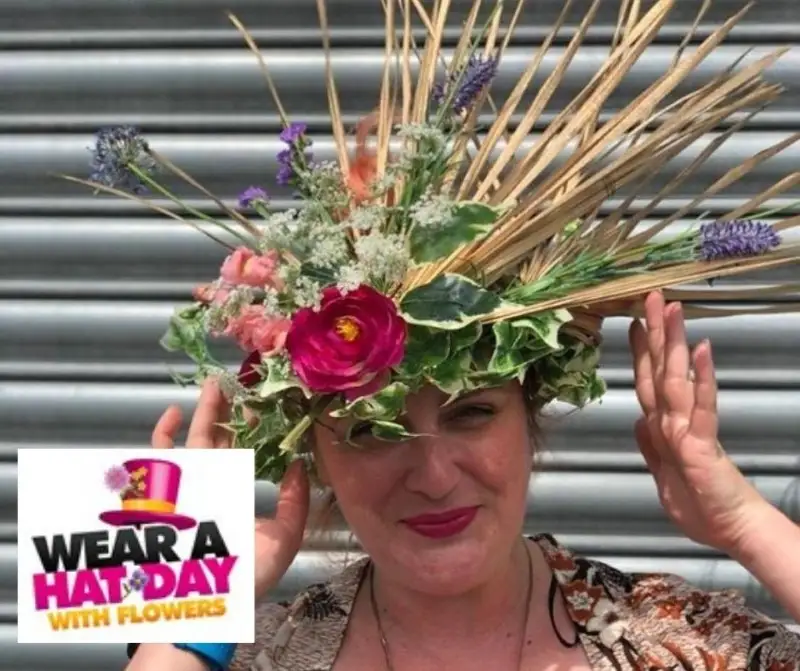 Booker Flowers and Gifts Raising Money for Brain Tumour Research Wear a Hat with Flowers Day